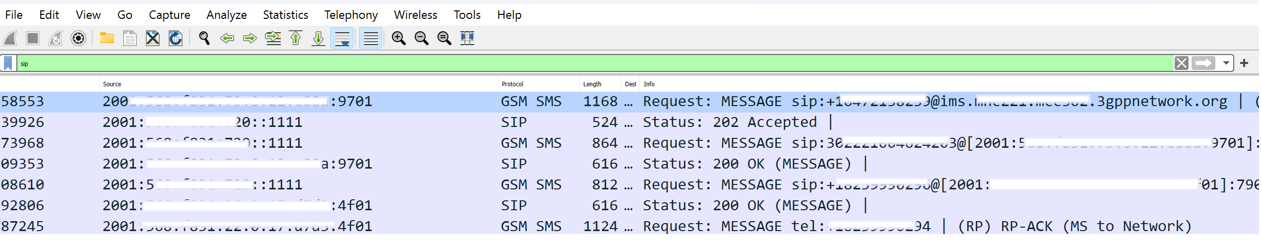 Wireshark-sip-sms-packets Image