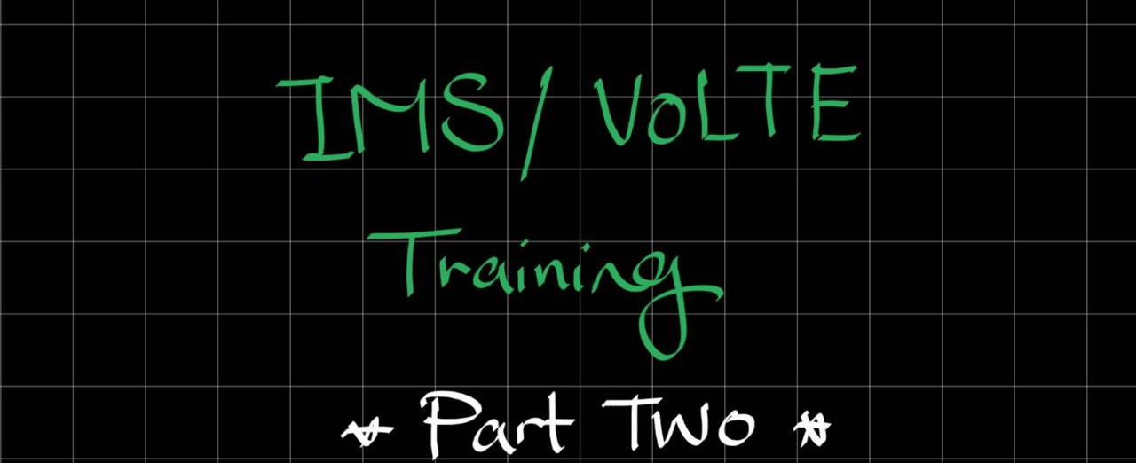 IMS/VoLTE Training Image